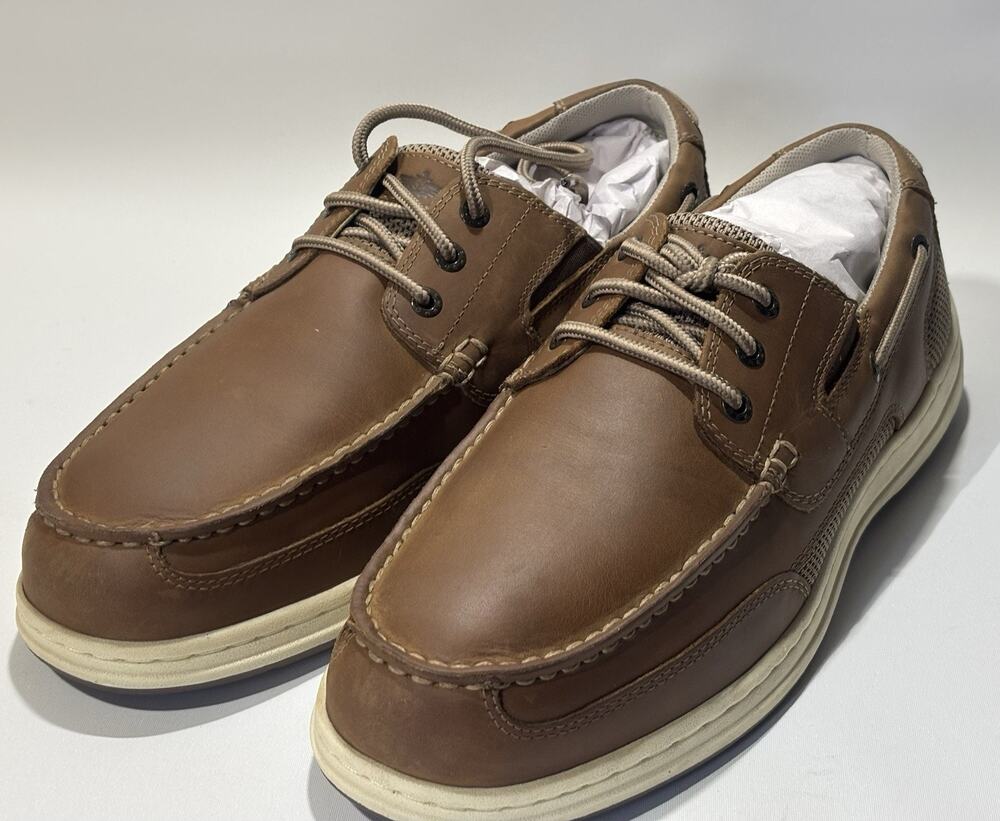 Dockers Men's Beacon Boat Shoes Tan Size 11 Wide New